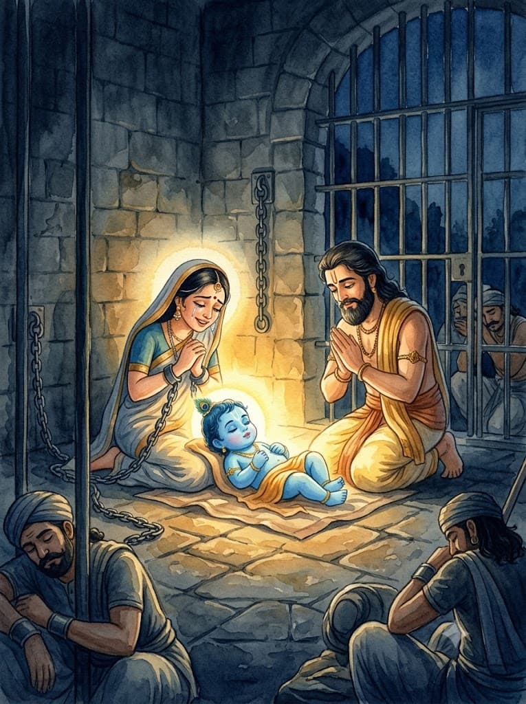 Baby Krishna is Born